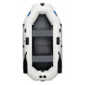 OMEGA - Надуваема гребна лодка с твърдо дъно 250 LSPT PS Active Plus светло сива